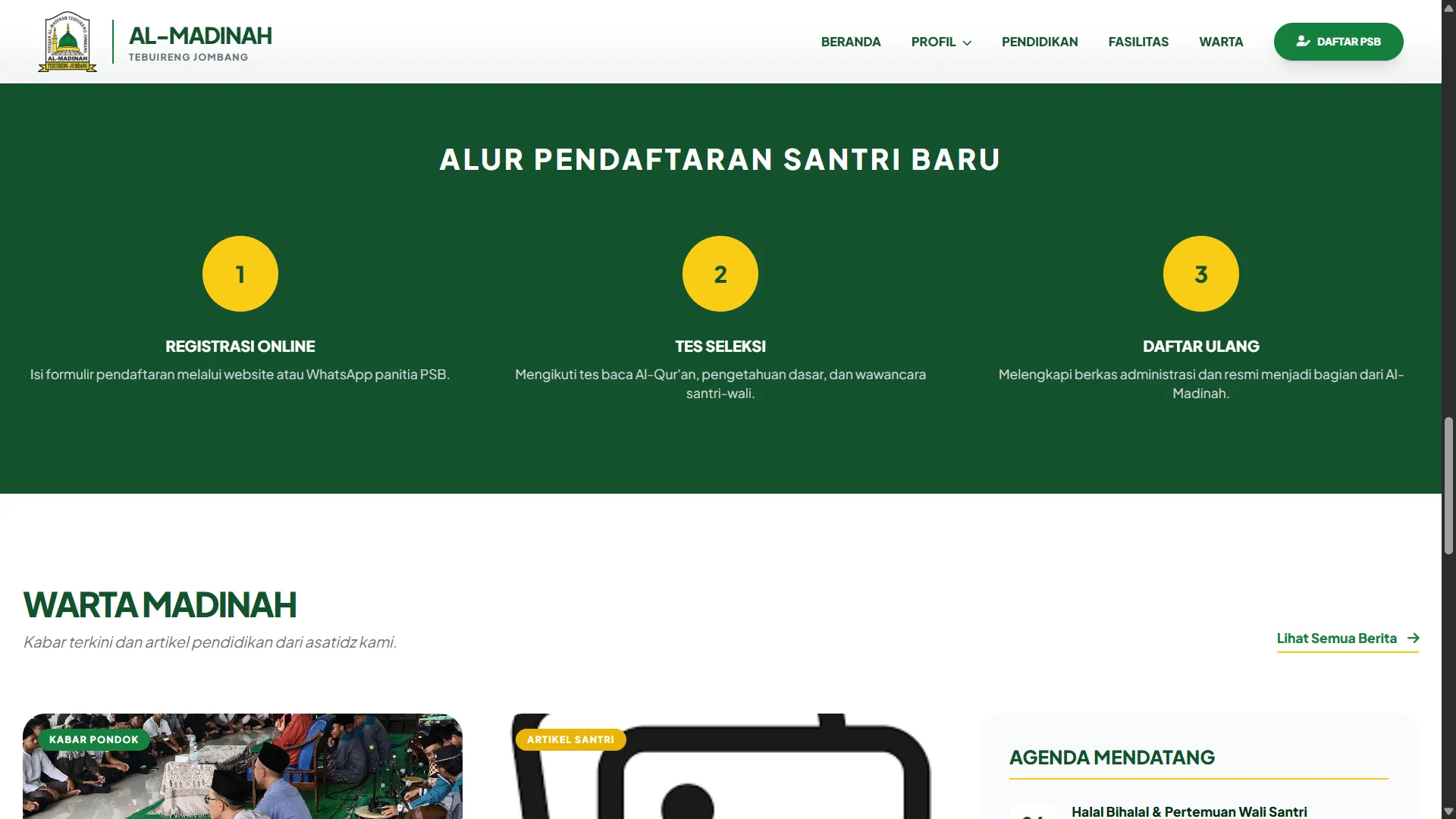 Official School Website Al-Madinah